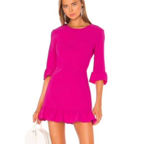 Amanda Uprichard Dresses & Skirts - Amanda Uprichard NY Candice Dress In Hot Pink Women's Size Small